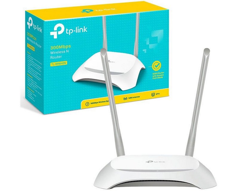 Roteador N300 Wifi 300mbps Tp-link Tl-wr840nw Preset Provedor
